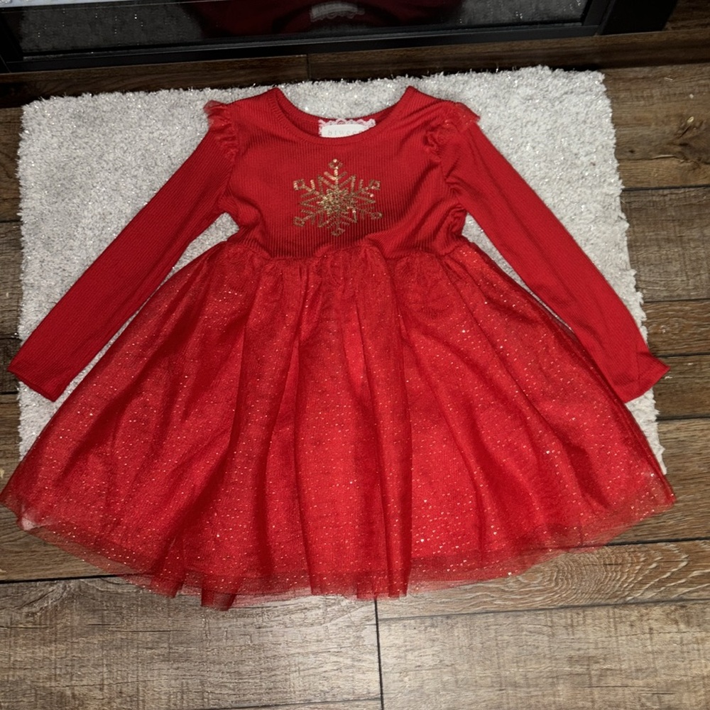 Gorgeous red and golds formal Christmas dress! - Picture 5 of 5